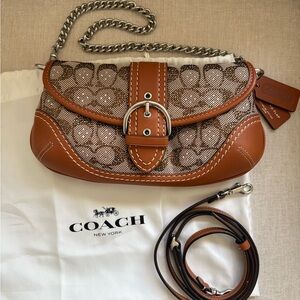 Soho 25 Crystal Jacquard Shoulder Bag